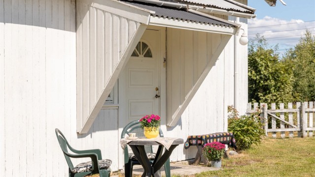 Eiendommen har gode solforhold