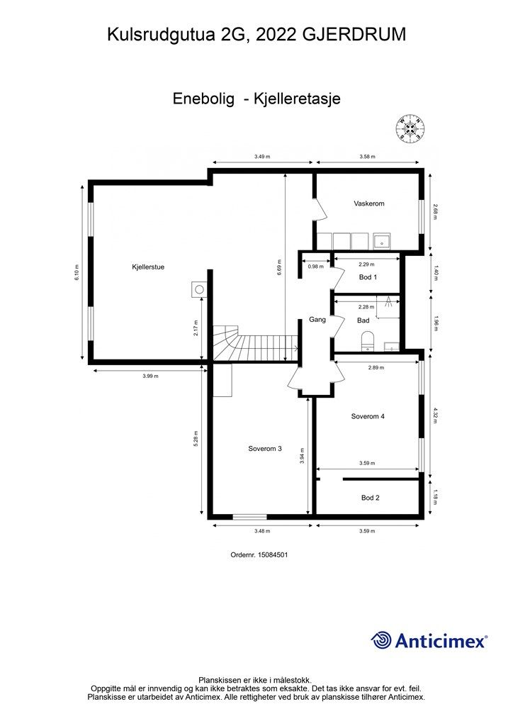 Plantegning - Underetasje