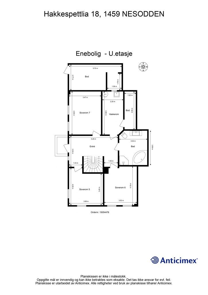 Plantegning U.etasje