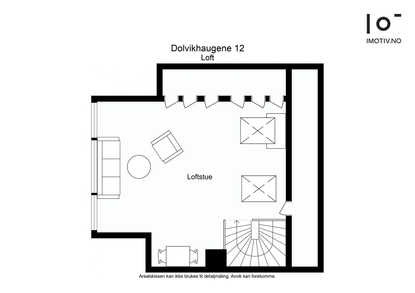 - Plantegning loft - 