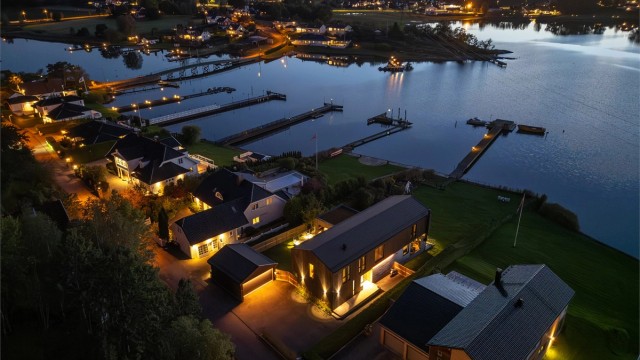 Flotte boliger på rad og rekke.