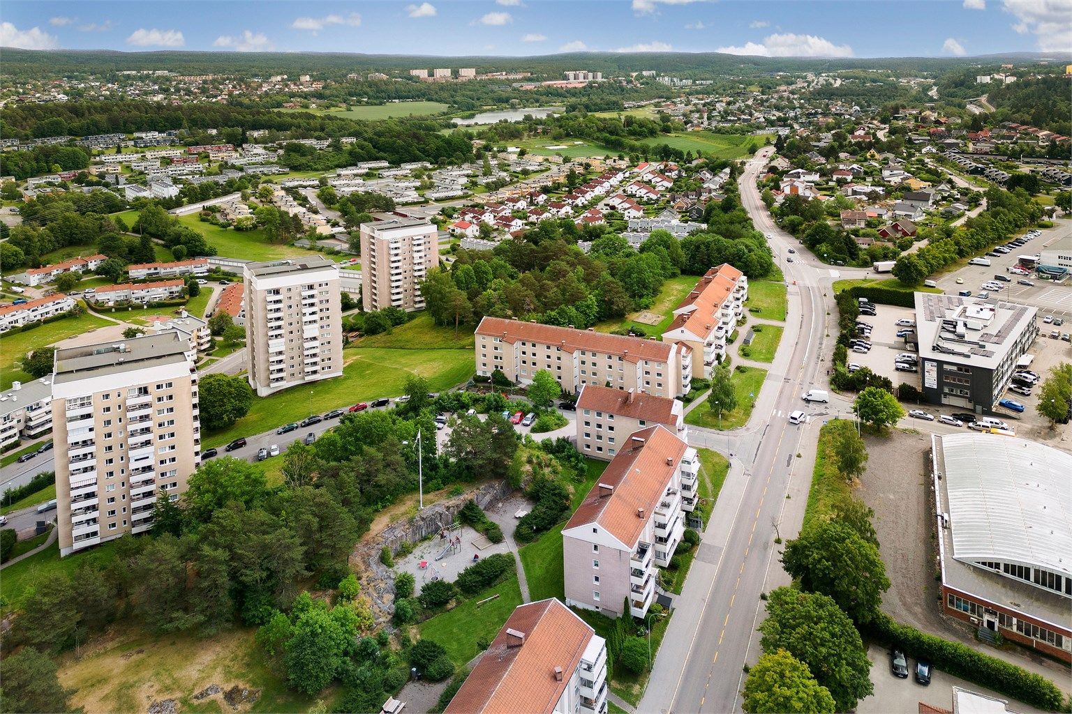 Området på Manglerud og Ryen kombinerer etablerte nabolag med kort vei til naturen.
