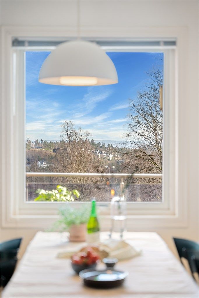 Her kan utsikten nytes sammen med måltidet