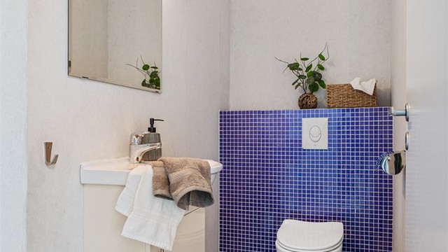 Ved entré, finner man gjestewc.