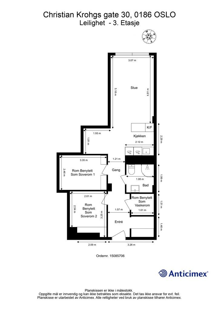Plantegning.
