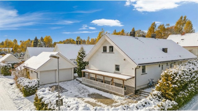 Velkommen til Finholtvegen 20A. ( Bilder: Morten Eriksen. Bildet er digitalt redigert)