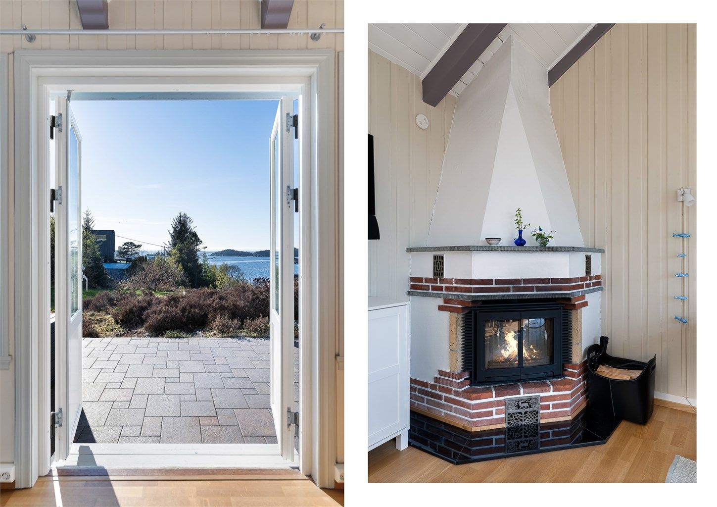 Collagebilde fra stuen