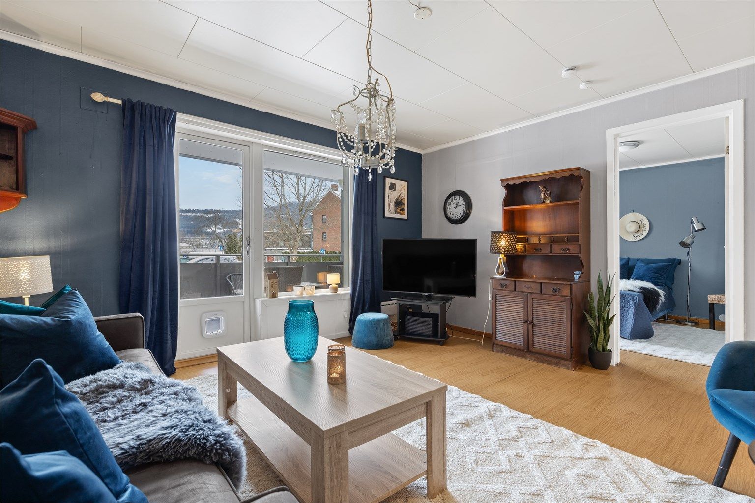 Stue med sofaområde 
Foto: Trond Reder