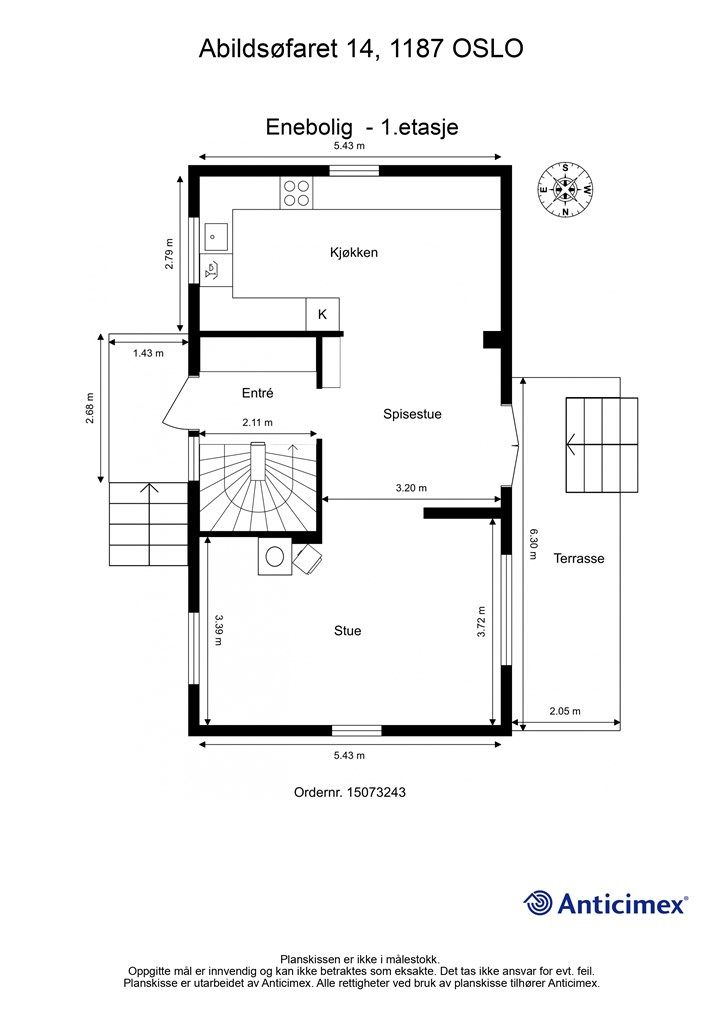 Plantegning - 1.etasje