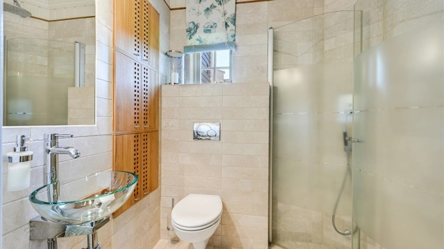 Badet har mekanisk avtrekk som sikrer god ventilasjon.