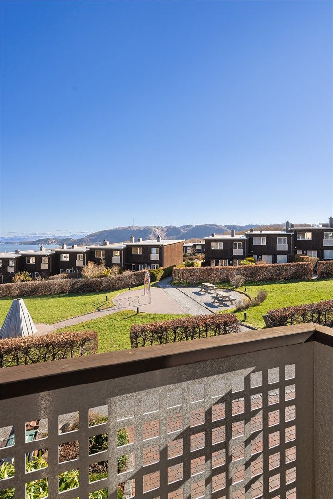 Fransk balkong på hovedsoverom.