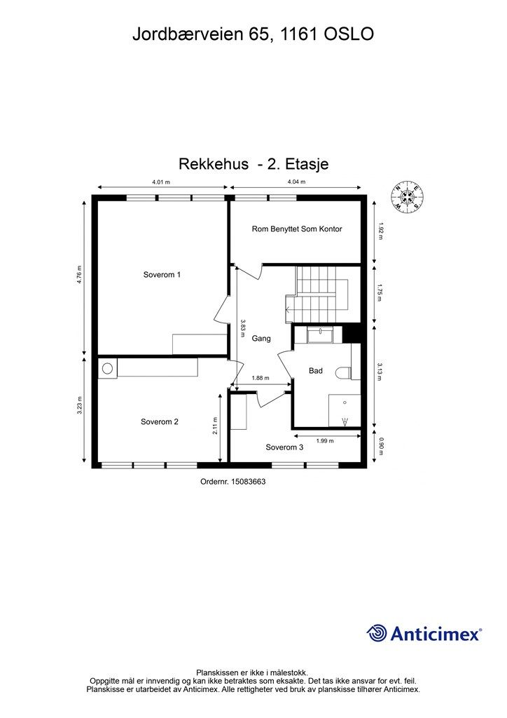 Plantegning 2. etasje