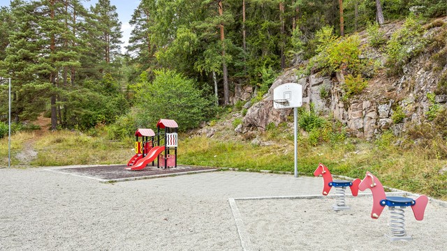 Fellesområde med lekeplass