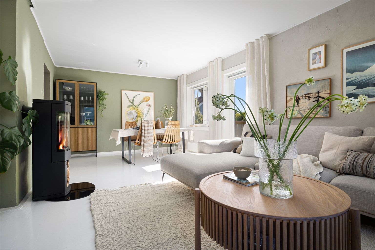 En sjelden mulighet til å bo i et levende og barnevennlig boligområde med naturen som nærmeste nabo