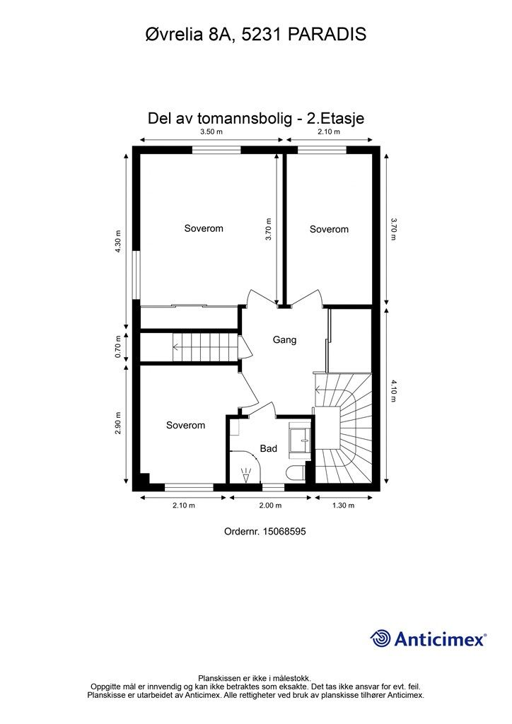 Plantegning 2.etasje.
