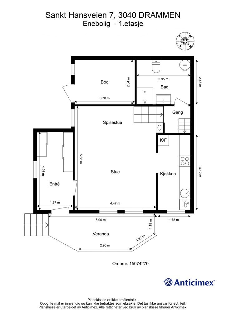 Plantegning - 1. etasje