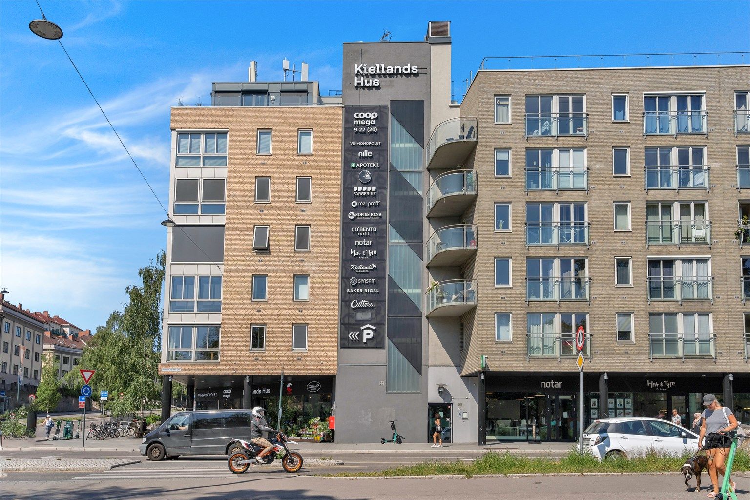Hverdagslogistikken er enkel med St. Hanshaugen Senter og Kiellands Hus i nærheten.