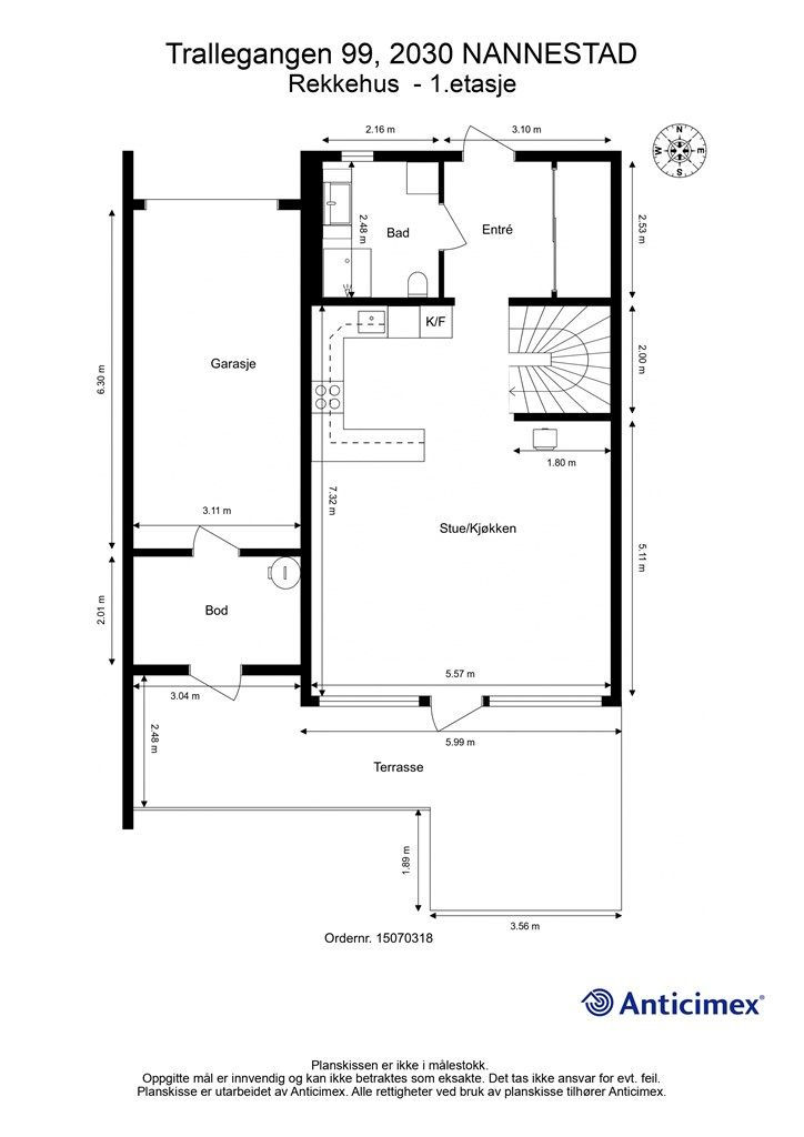 Plantegning - 1.etasje