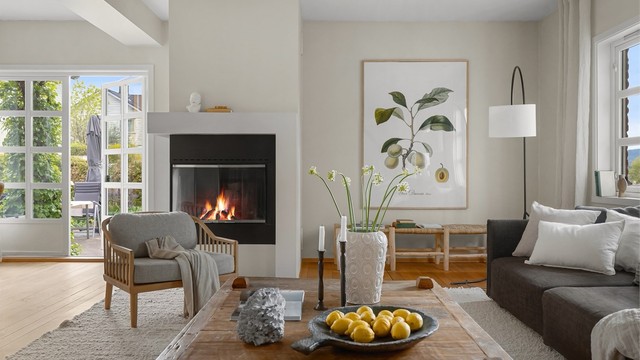I taket er det balansert ventilasjon som gir hjemmet et godt inneklima hele året