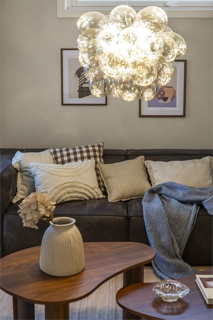 Den lekre lampen følger leiligheten