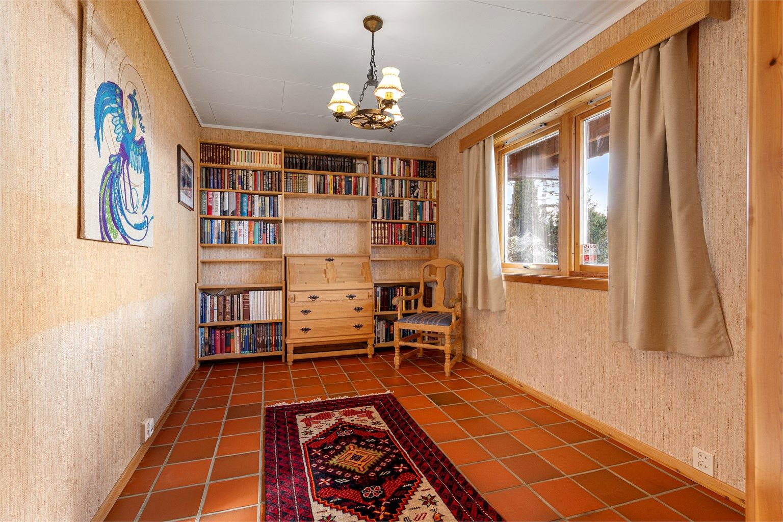 Soverom mot syd i underetasjen
