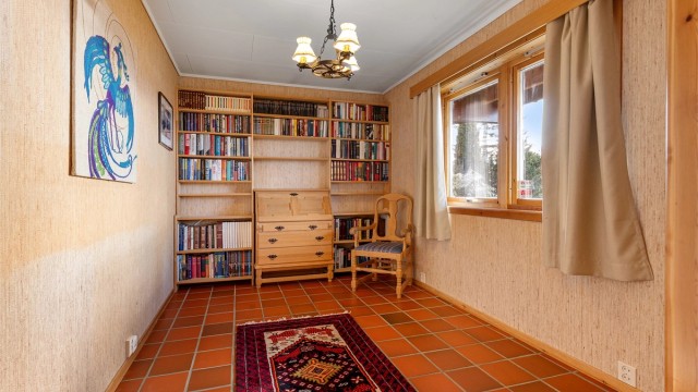Soverom mot syd i underetasjen