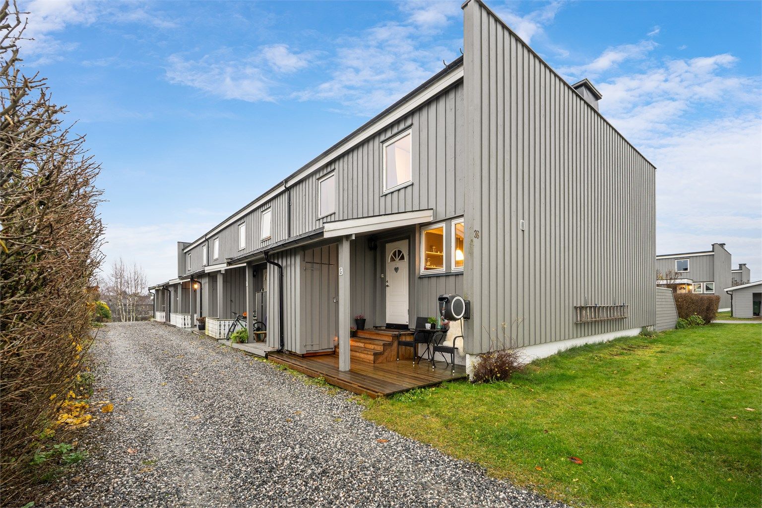 Attraktiv beliggenhet på enden