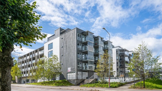 Bygget har en sentral beliggenhet med kort vei til Tønsberg sentrum.