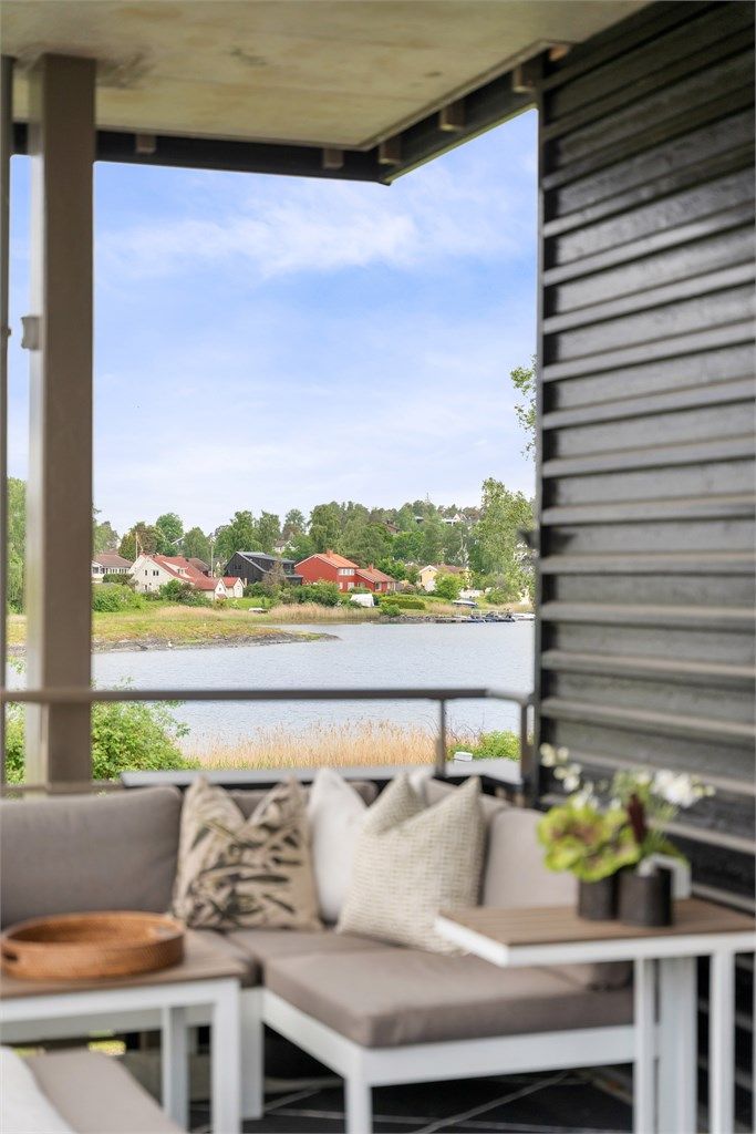Utsiktsbilde mot sjøen