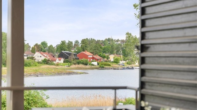 Utsiktsbilde mot sjøen