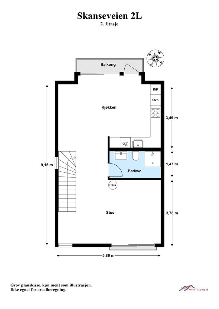 Plantegning - 2. Etasje