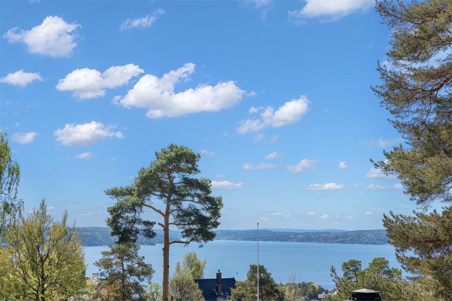 Utsikt fra 2. etasje