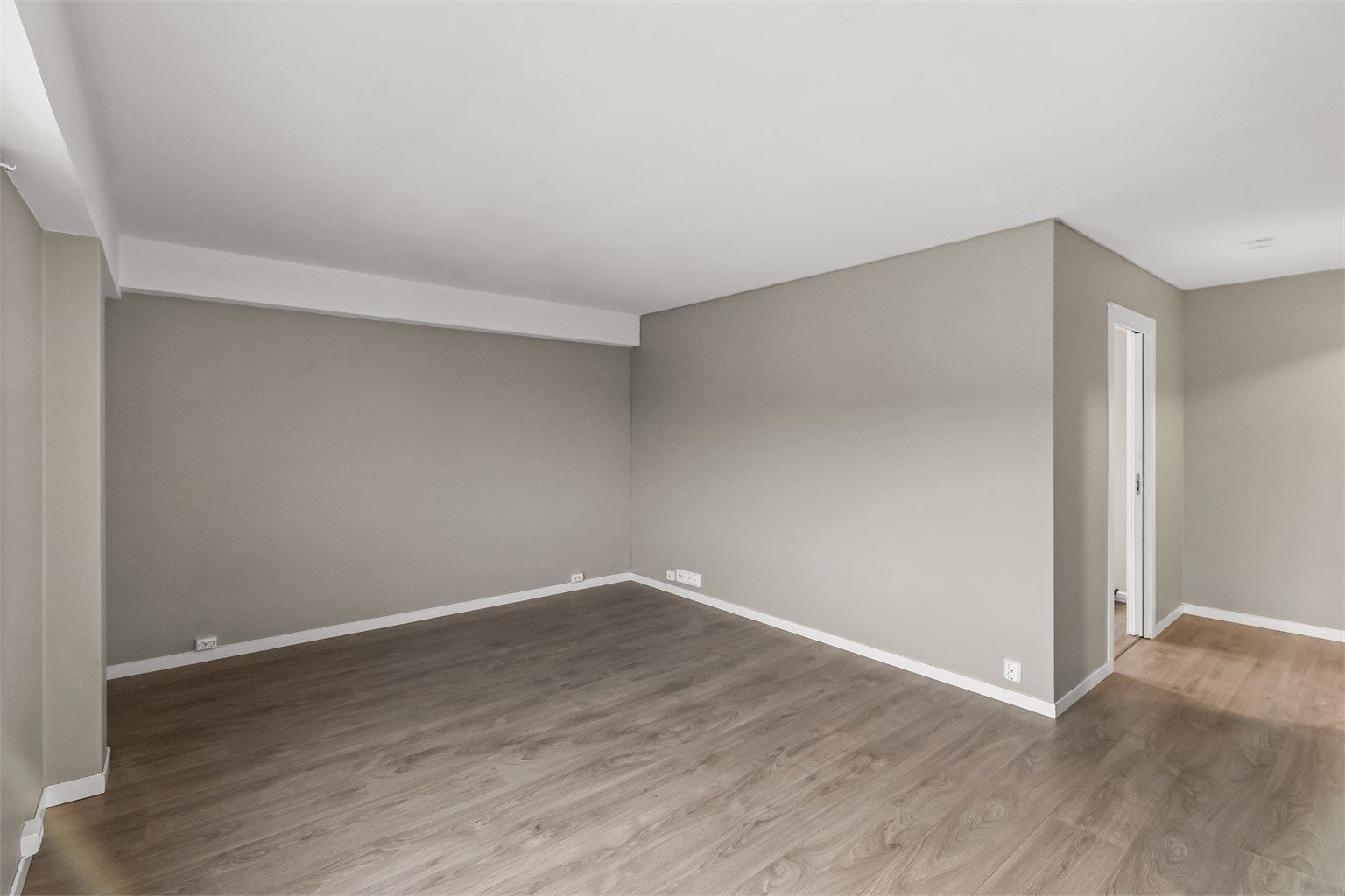 Plass til både sittestue og et lite spiseområde