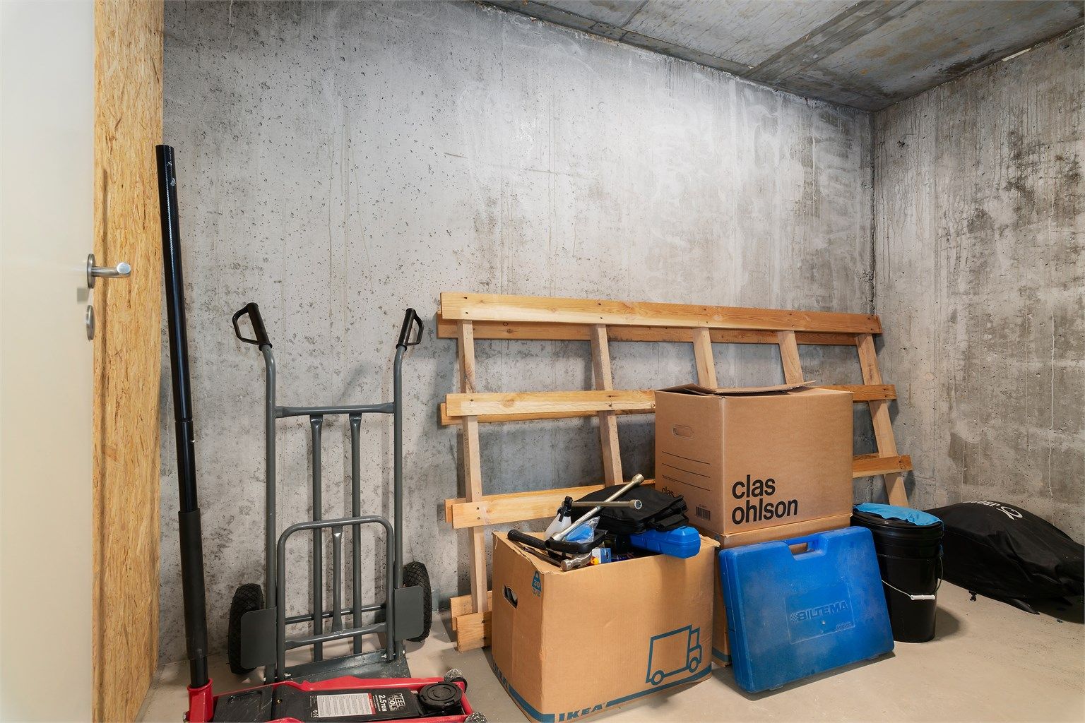 Sportsboden er på ca 6m²
