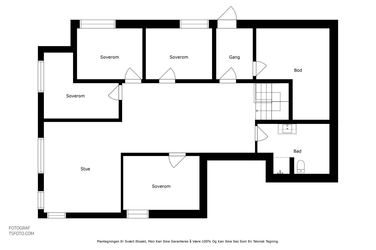 Plantegning - Underetasje