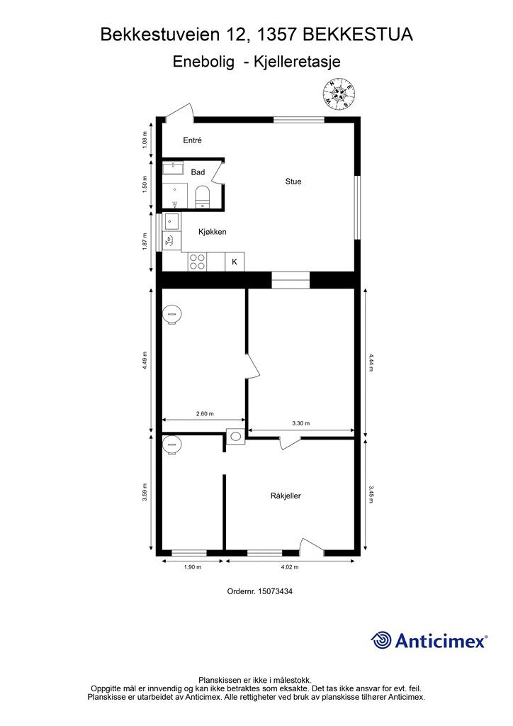 Plantegning - underetasje