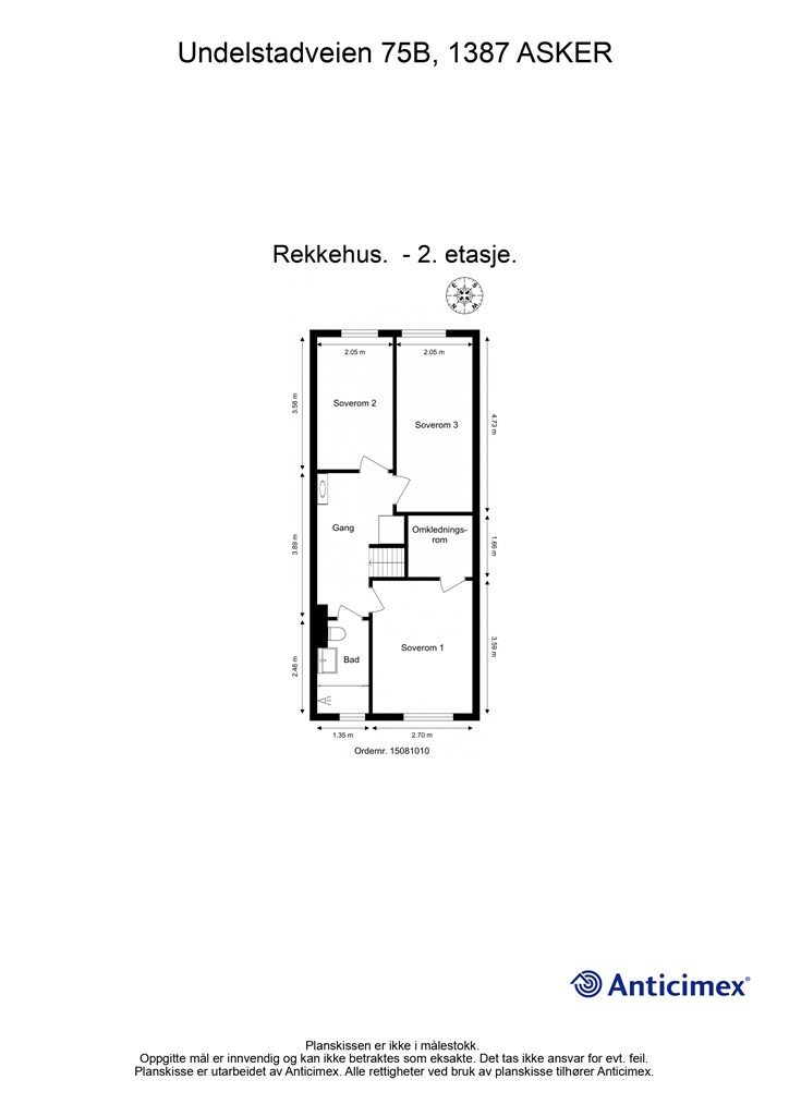 Plantegning - 2. etasje