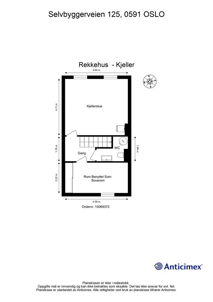 Plantegning - kjeller