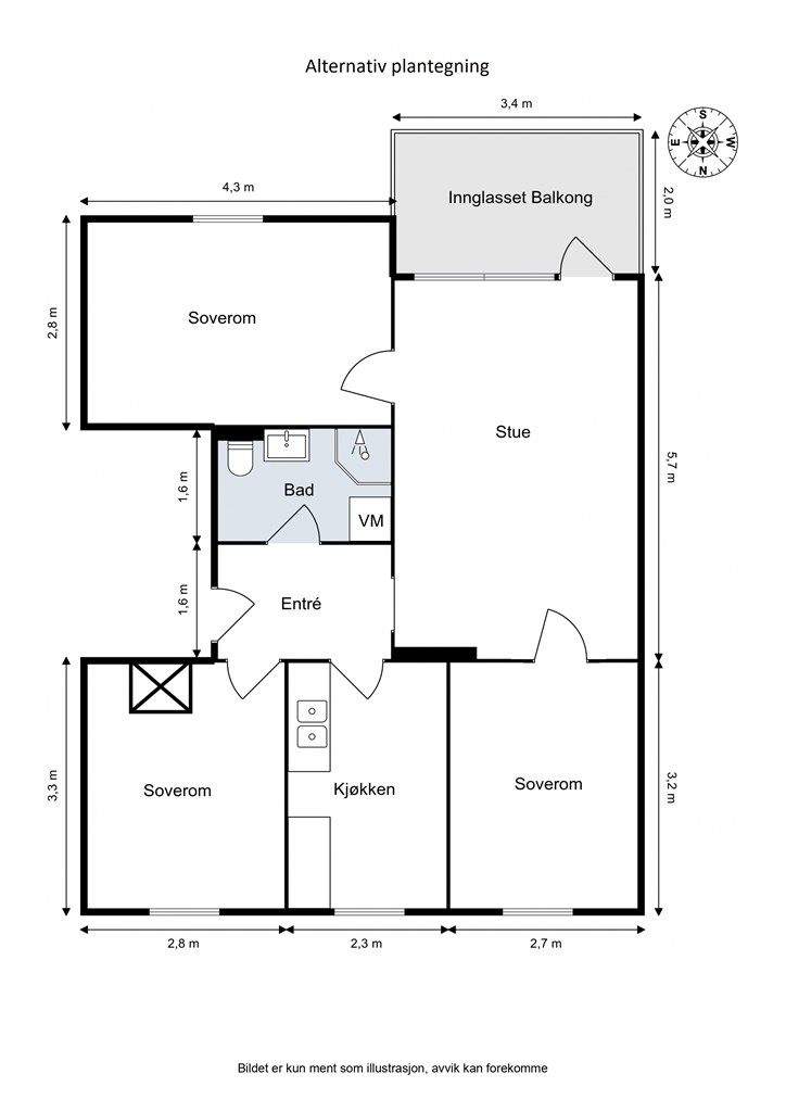 Alternativ plantegning