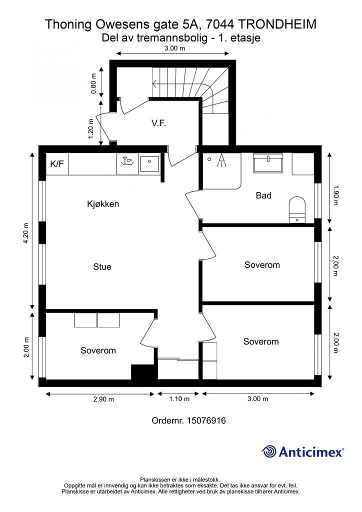 Planskisse hovedplan