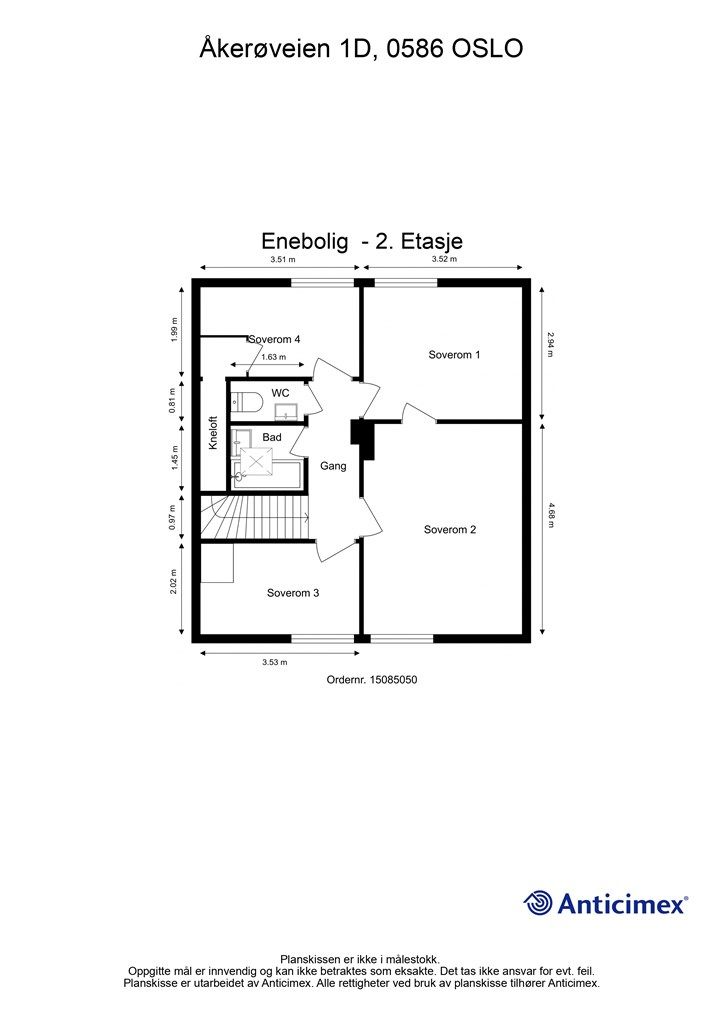 Plantegning 2. etasje