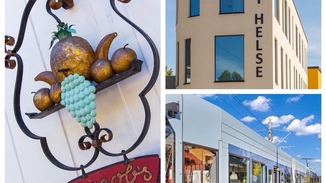 Med trikken er det også kort vei til Holtet med bl.a. Best Helse og Jacobs