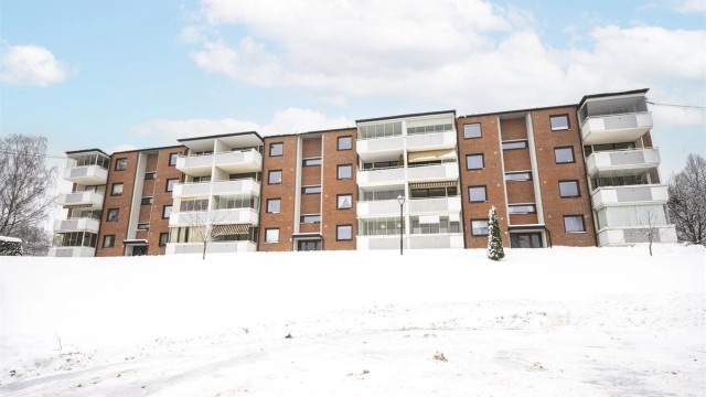 Blokkens fasade fra vest.