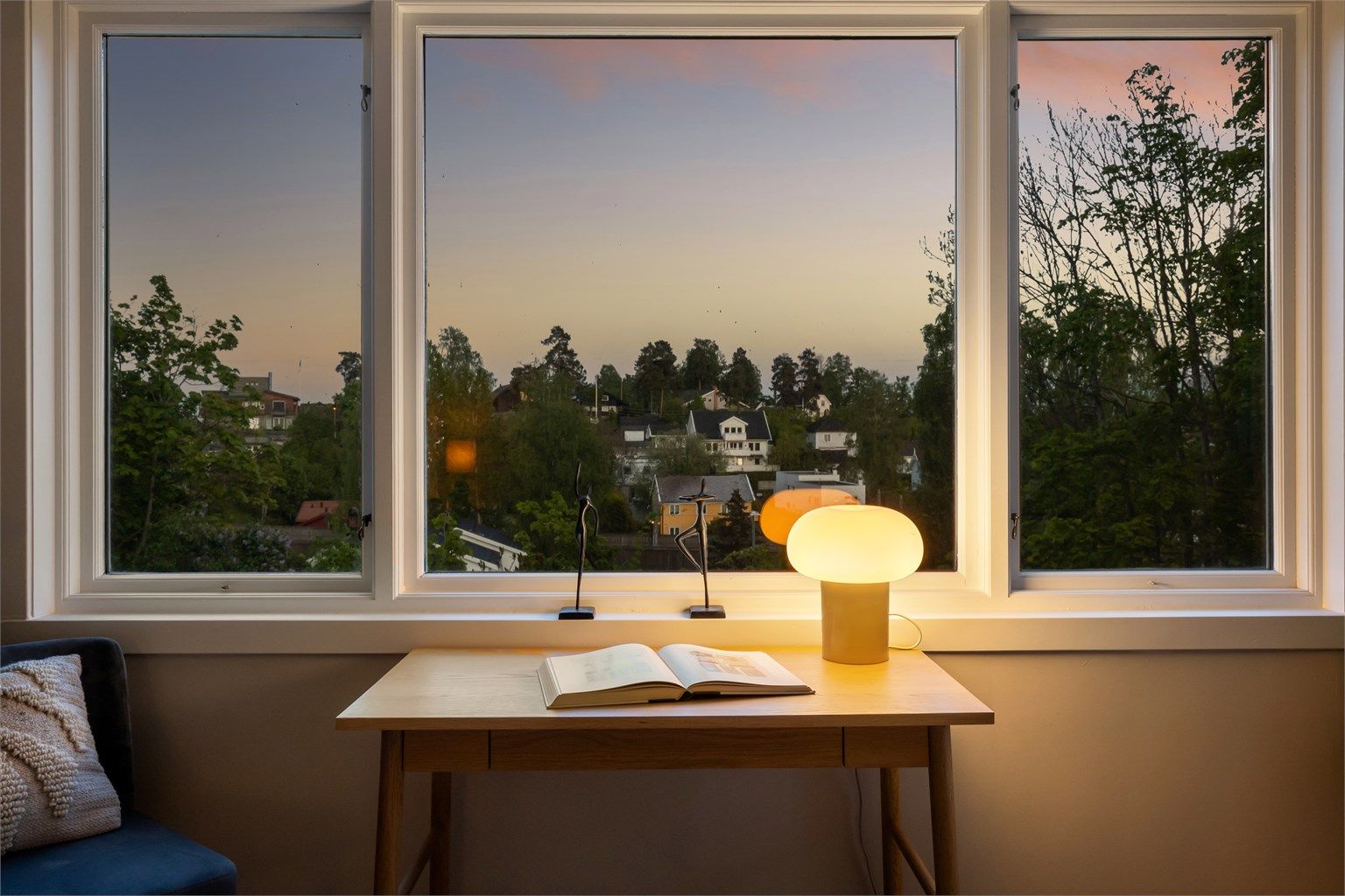 Utsiktsbilde fra spisestuen