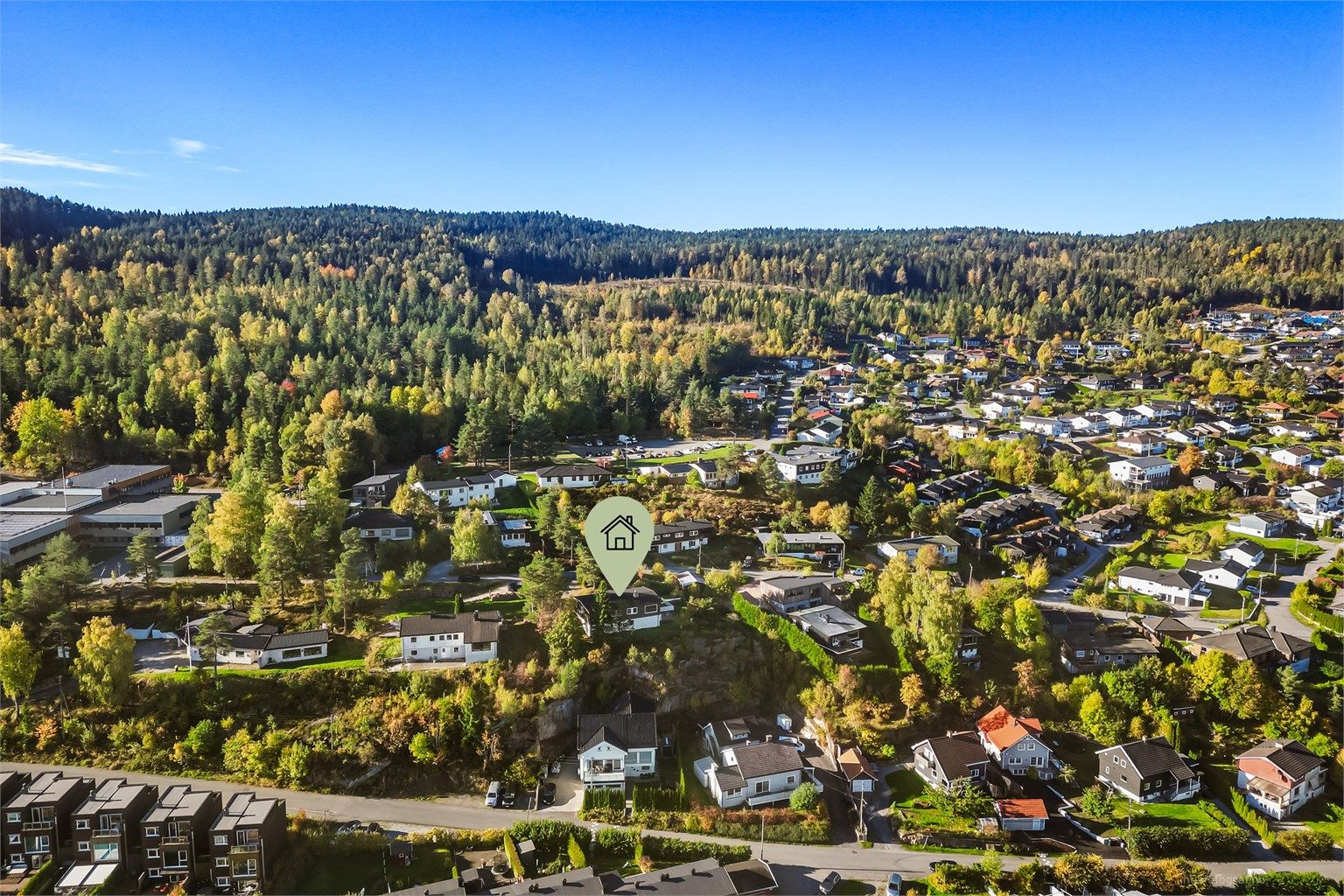 Kort gangavstand til flotte tur- og rekreasjonsområder.