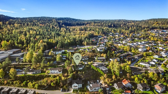 Kort gangavstand til flotte tur- og rekreasjonsområder.