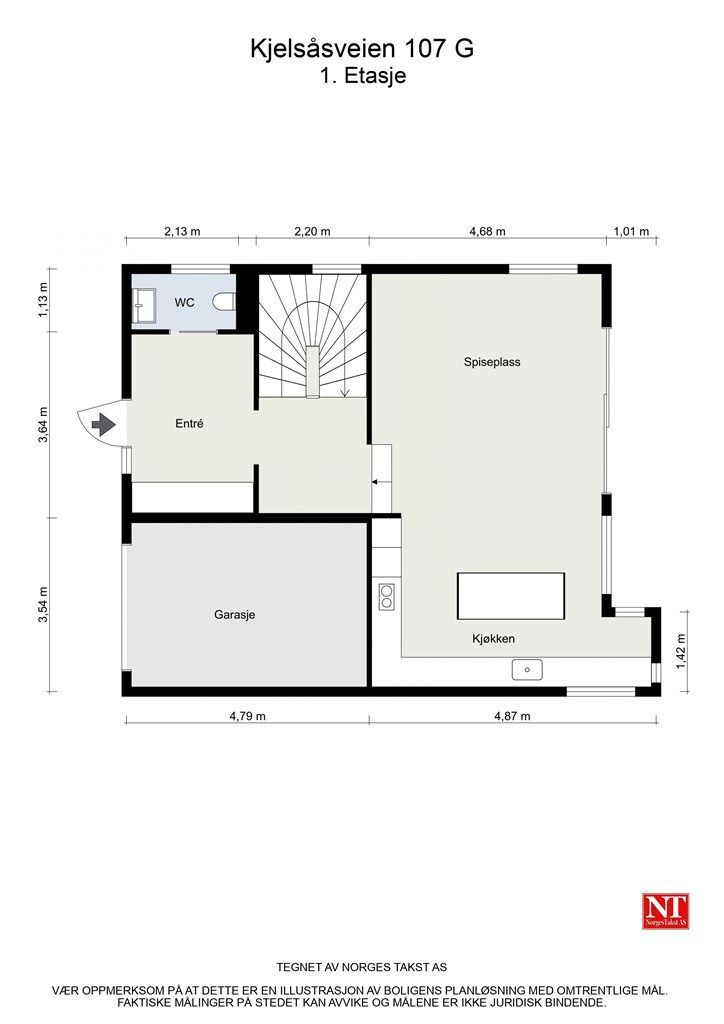 Planskisse 1. etasje