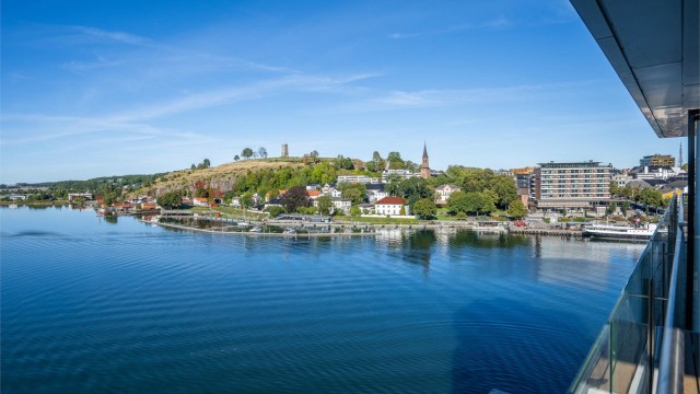 En hyggelig utsikt som setter prikken over i-en.