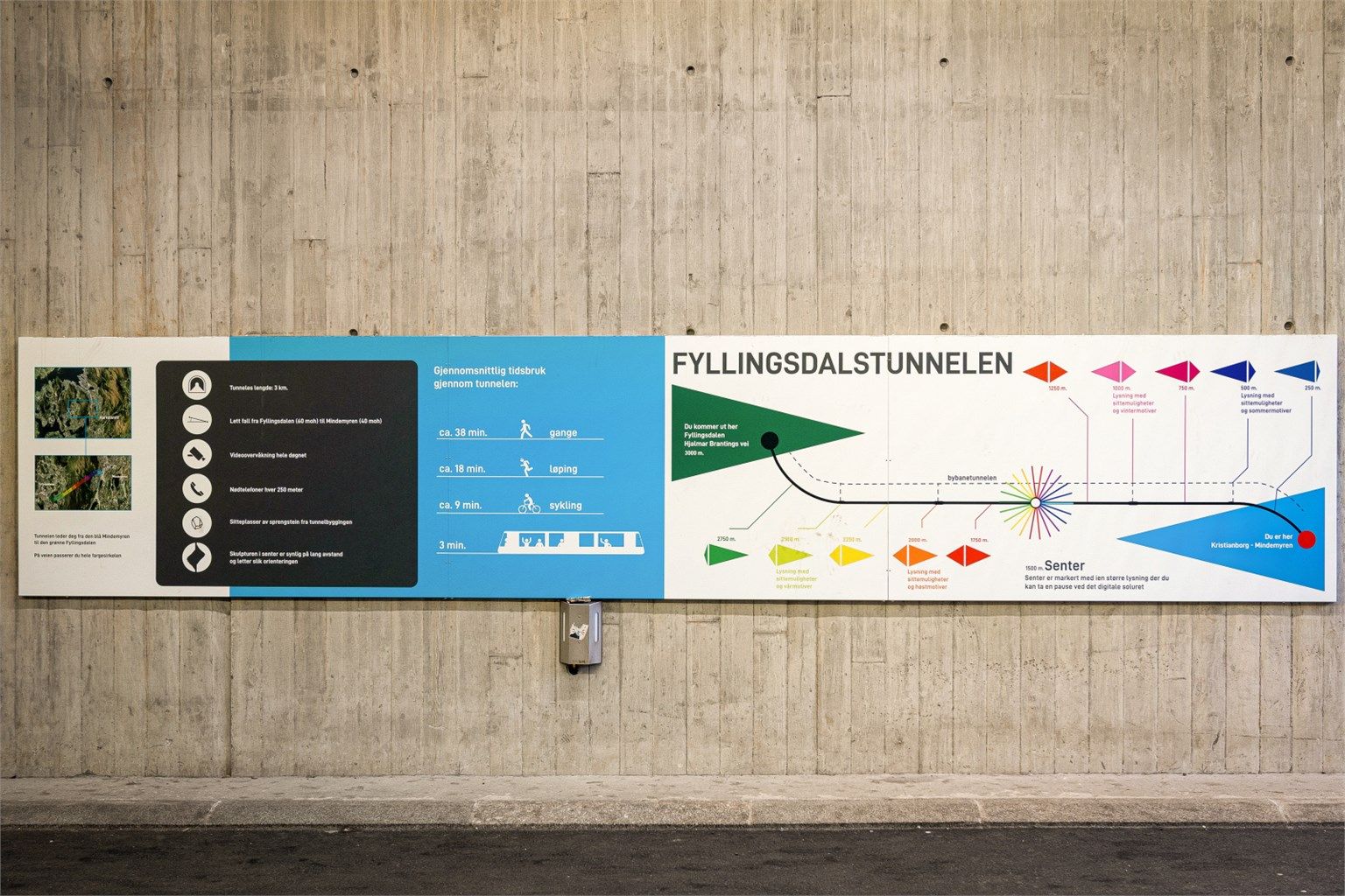 Fyllingsdalstunnelen er like ved og kan benyttes som tur alternativ på regnfulle dager!