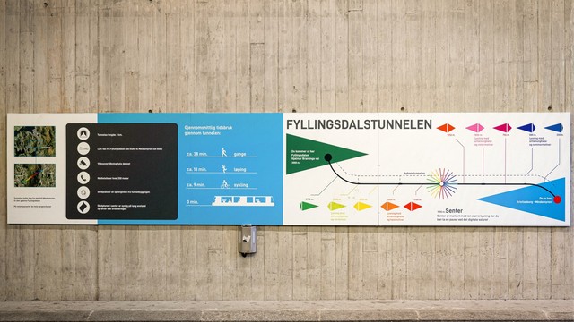 Fyllingsdalstunnelen er like ved og kan benyttes som tur alternativ på regnfulle dager!